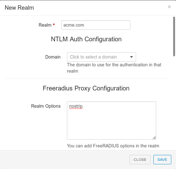 ACME Realm Configuration