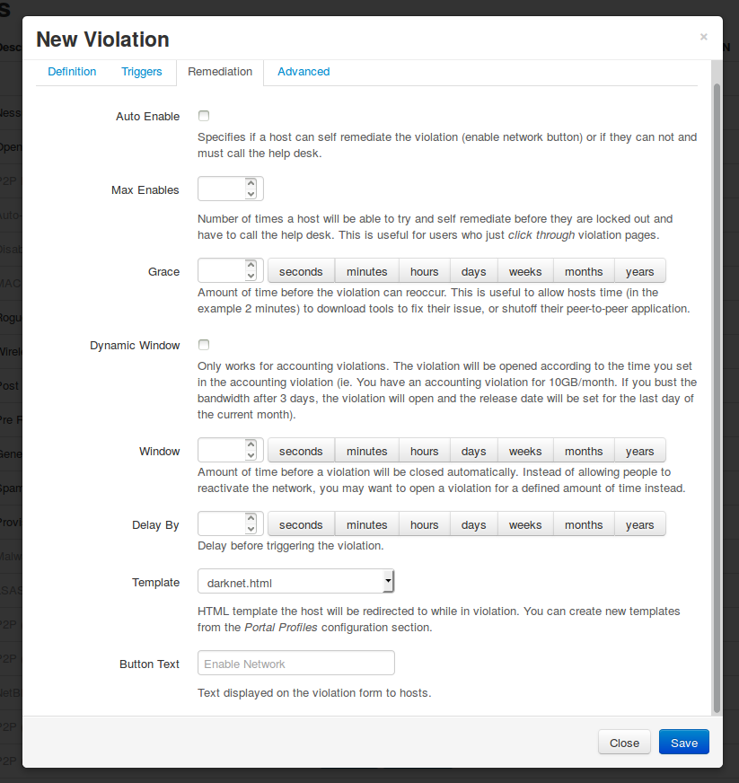 Security event remediation