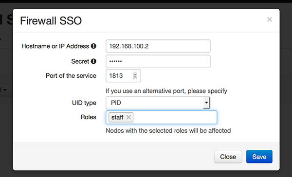 Configure the Checkpoint SSO in PacketFence