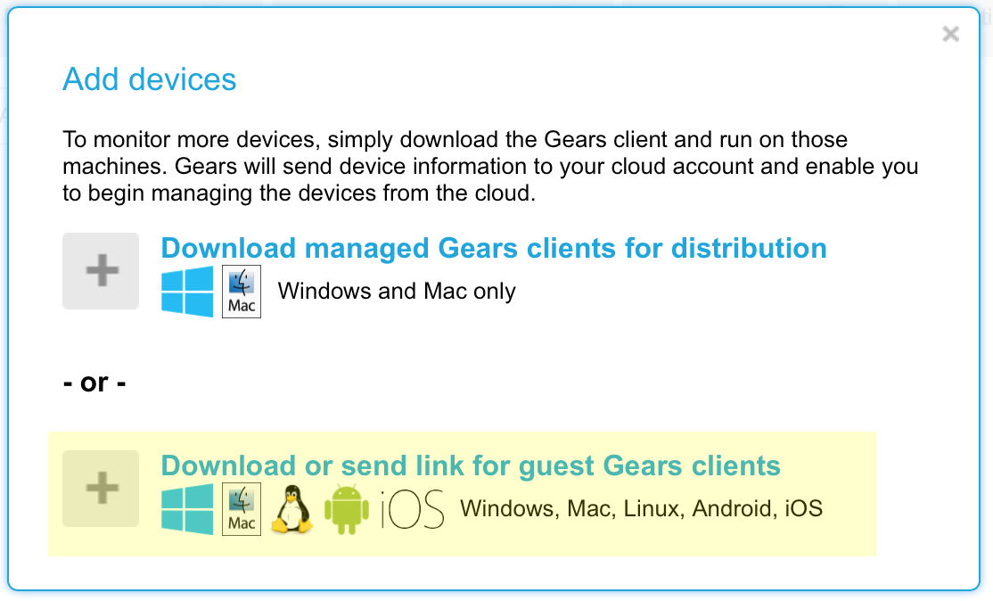 OPSWAT Add device