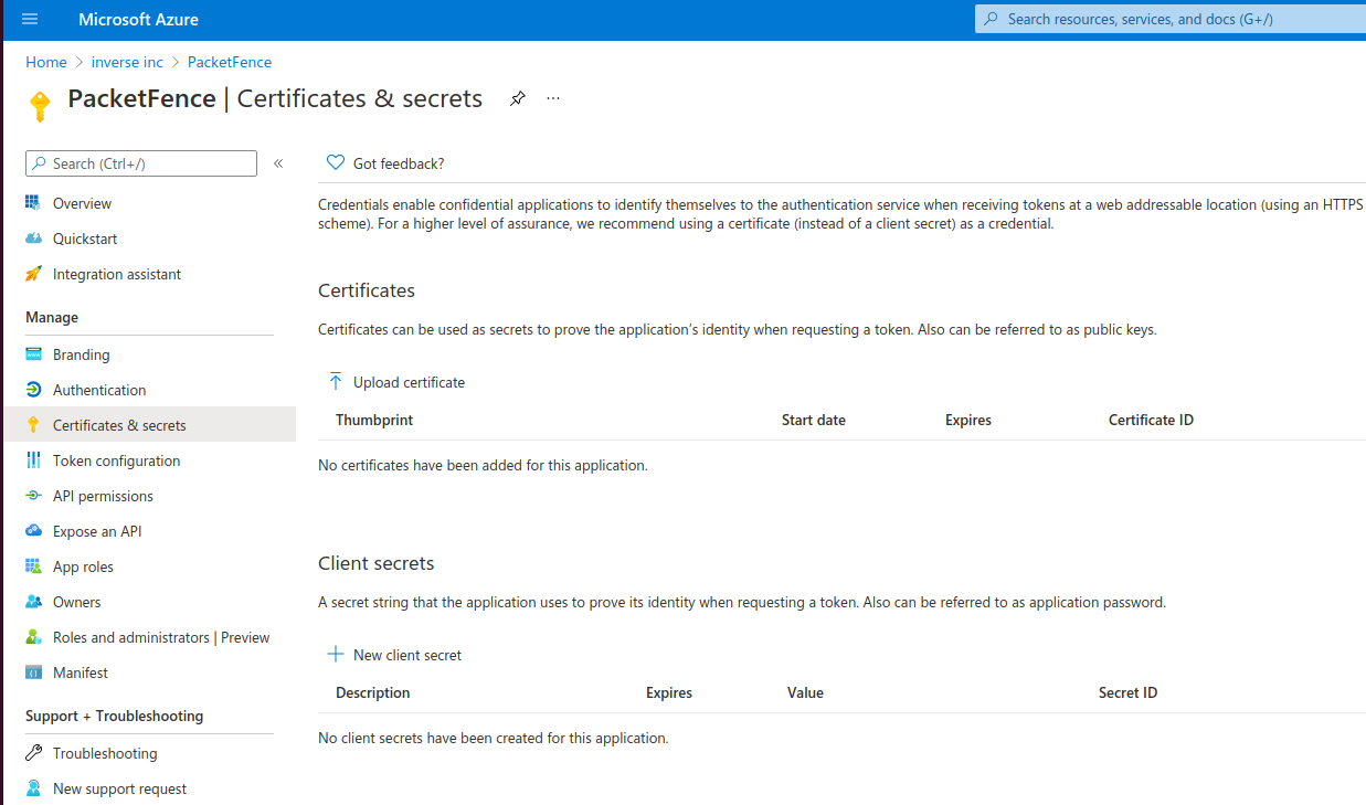 App-Certificates-Secrets