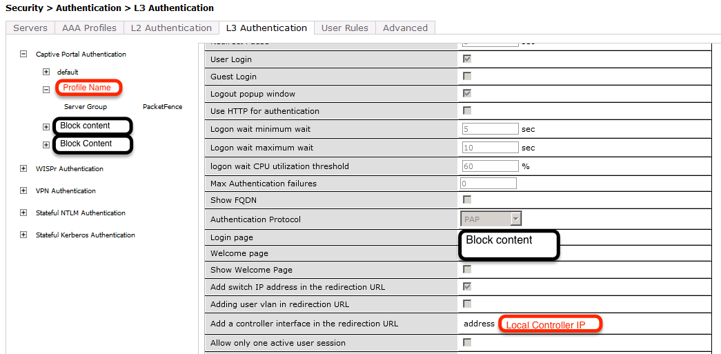 aruba blacklist mac address