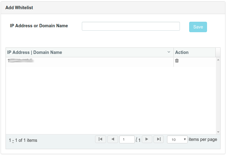 Cambium Web Authentication Whitelist