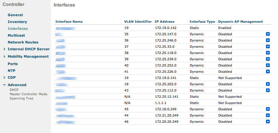 SSID Interface