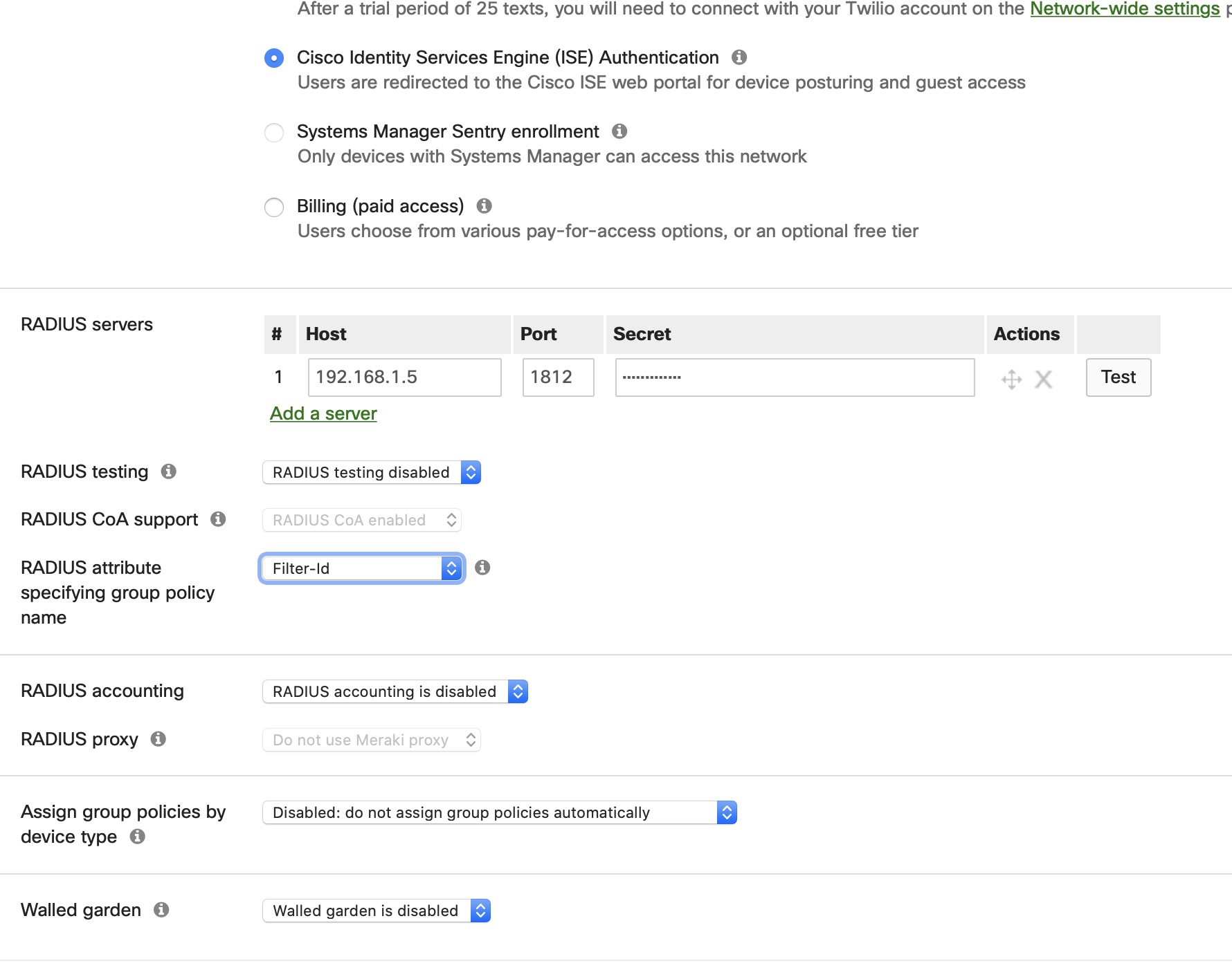 DPSK SSID configuration