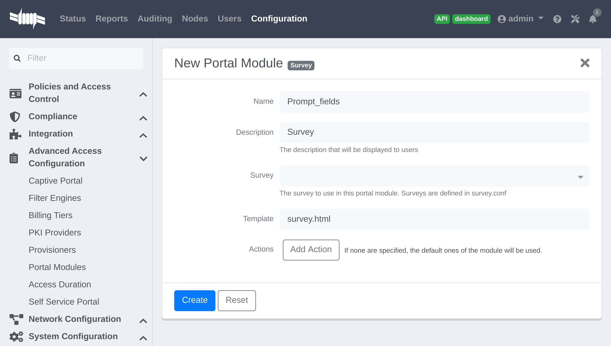 Prompt fields module